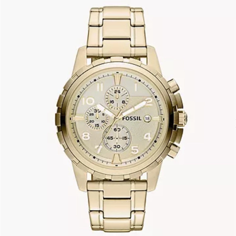 Dean Chronograph Gold-Tone Stainless Steel Watch